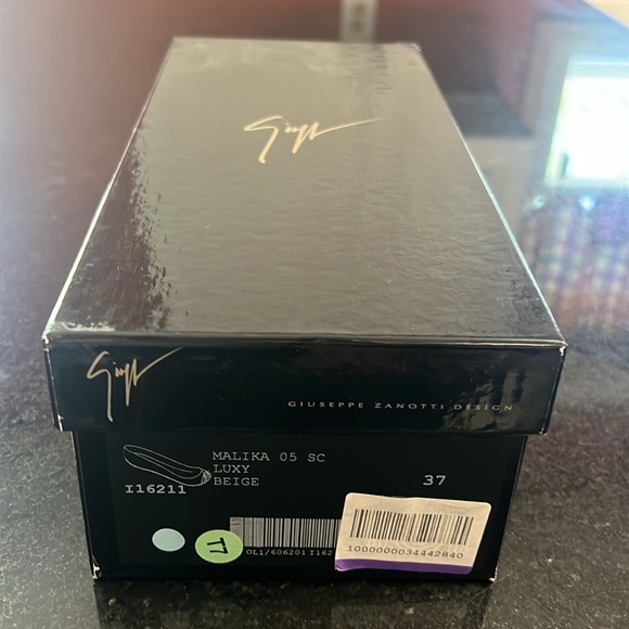 GUISEPPE ZANOTTI DESIGN BEIGE BALLET FLATS 37 - Picture 4 of 4